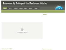 Tablet Screenshot of etrdiindia.org